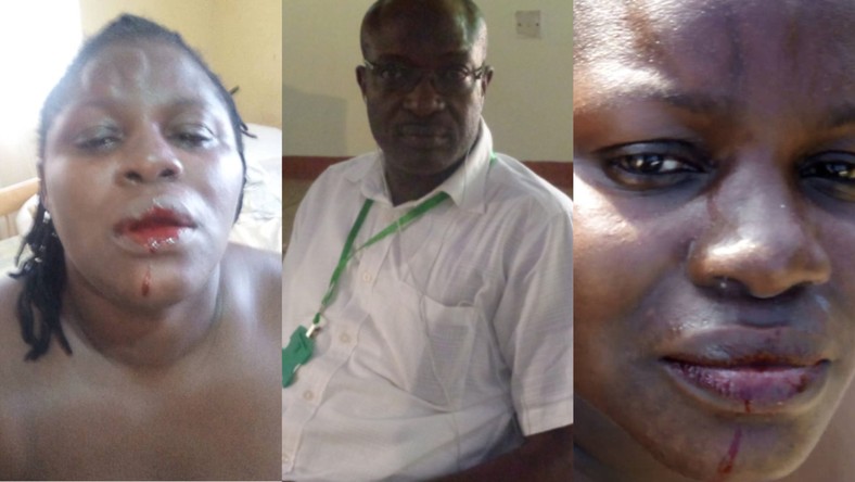 Fred Chidi beats wife