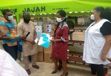 Hon. Yussif Jajah donates PPE to the Mamobi General Hospital
